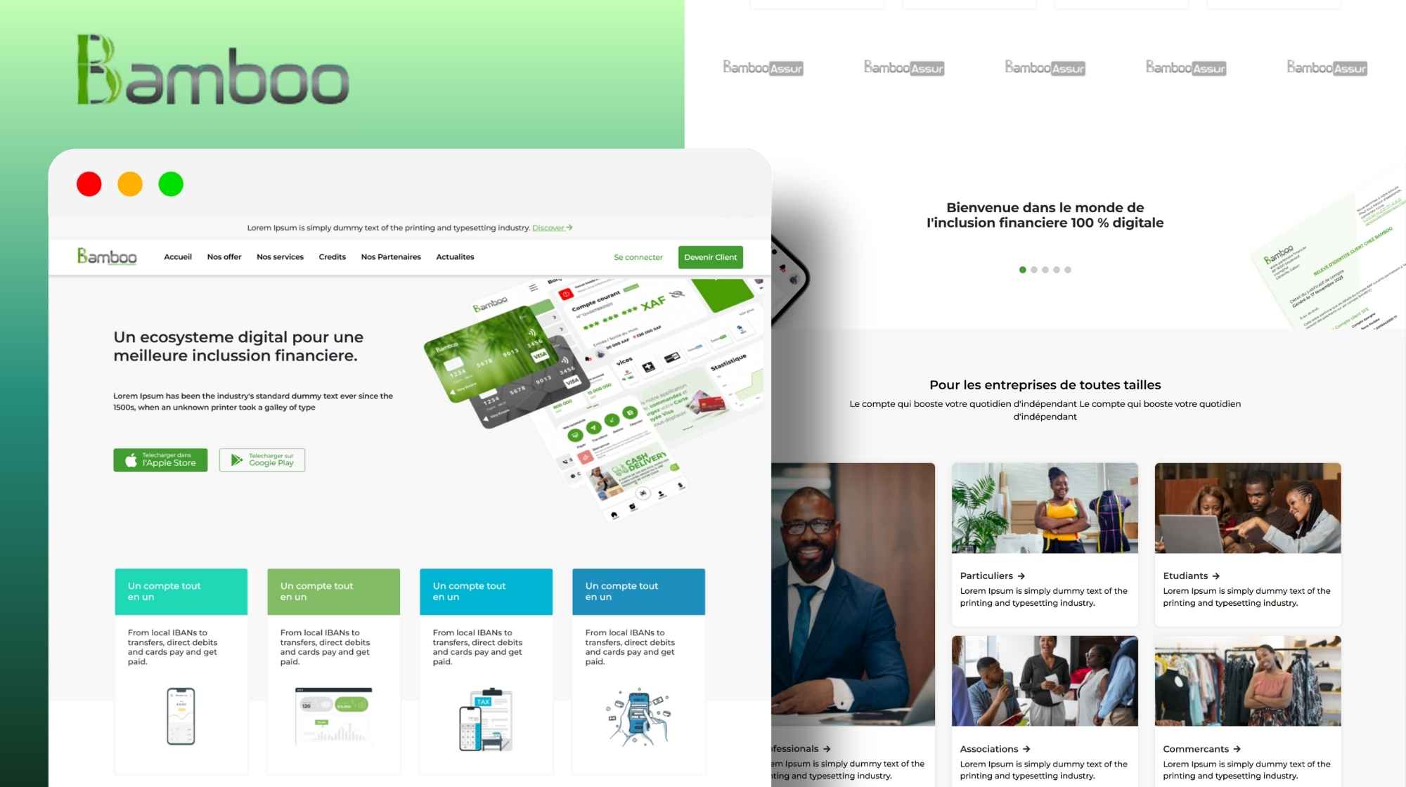 Financial Services Web Design