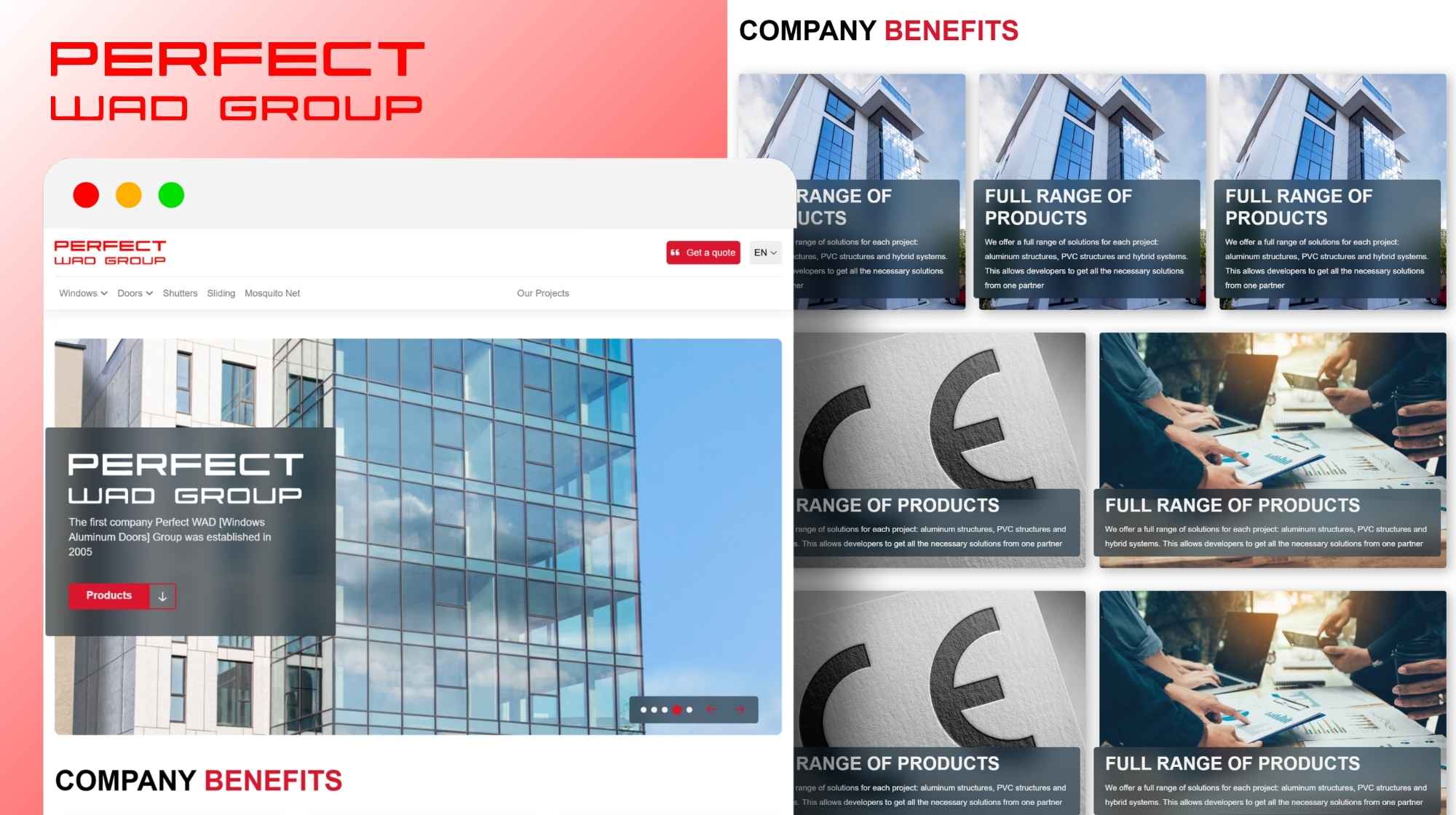 Windows & Doors Website