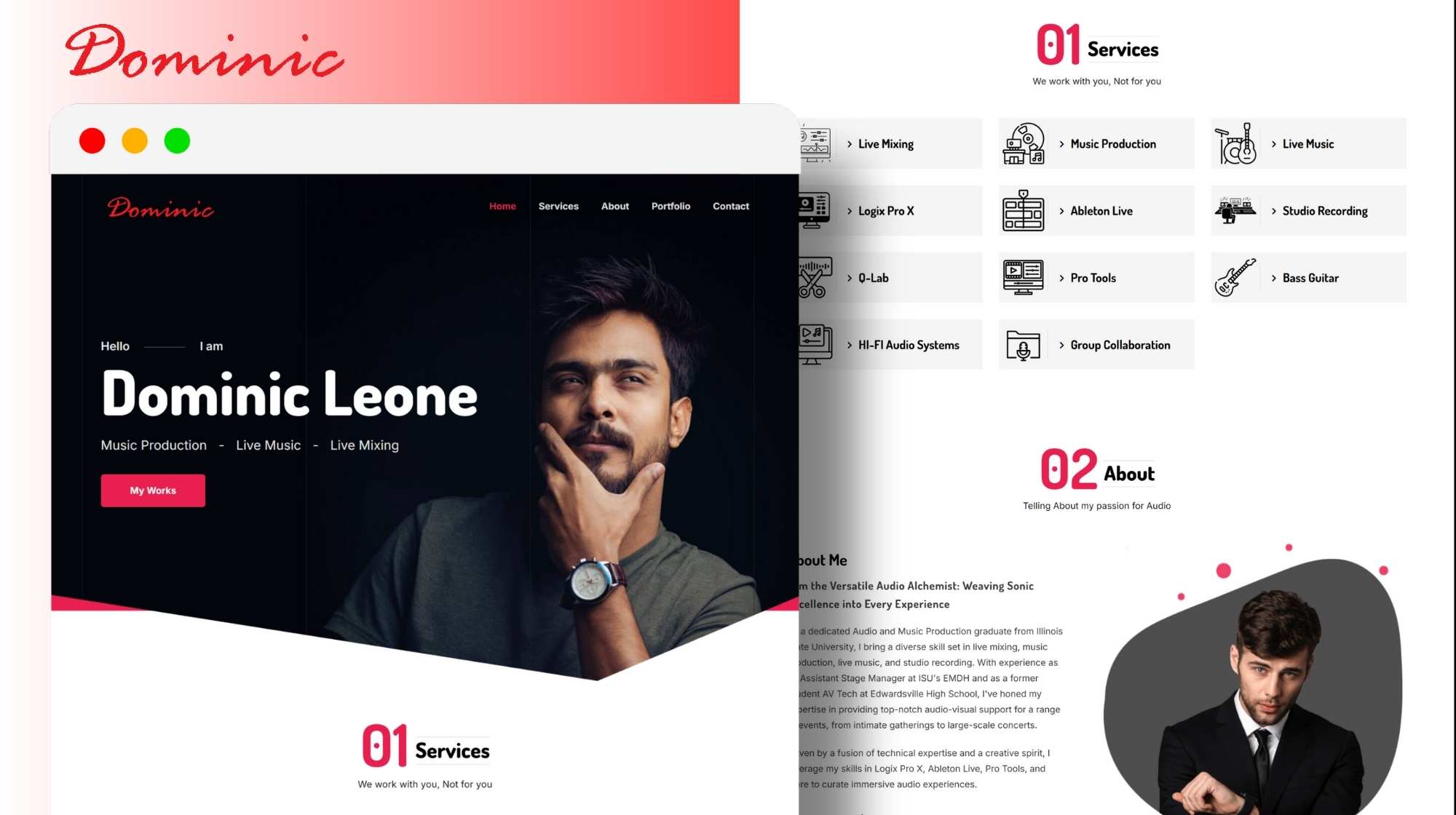 Professional Portfolio Website